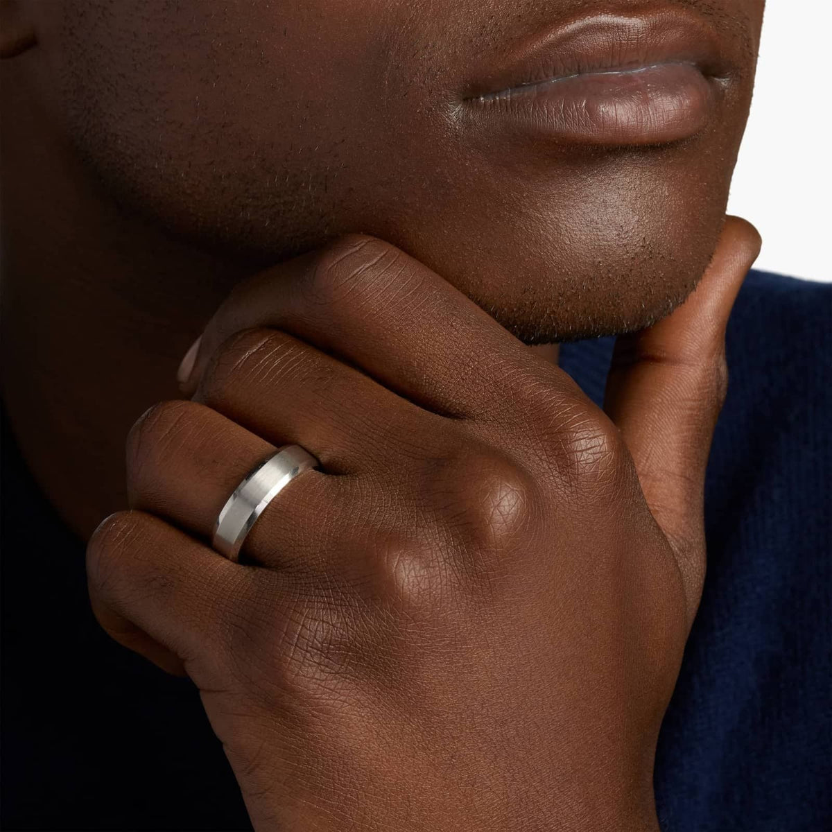Carave Paris Modern Dual Tone Band Ring