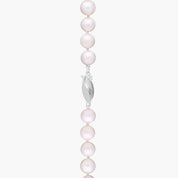 Sterling Silver Classic Round Pearl Strand Necklace