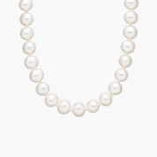 Sterling Silver Classic White Pearl Strand Necklace