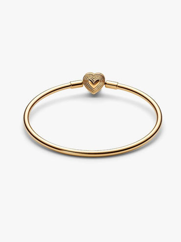 Carave Paris Layered Heart Bangle Bracelet