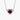 Carave Paris Heart Ruby Halo Necklace