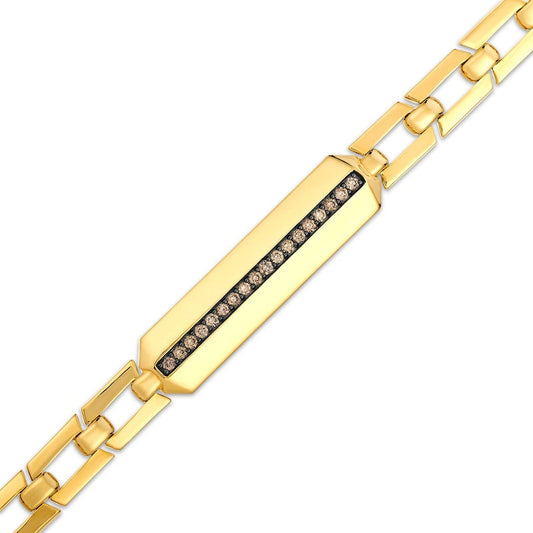 Carave Paris Black Diamond ID Link Bracelet