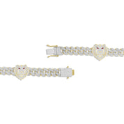 Regal Tiger Emblem Silver Men’s Bracelet
