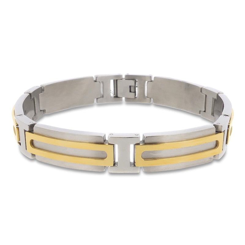 Carave Paris Two Tone Modern Link Bracelet