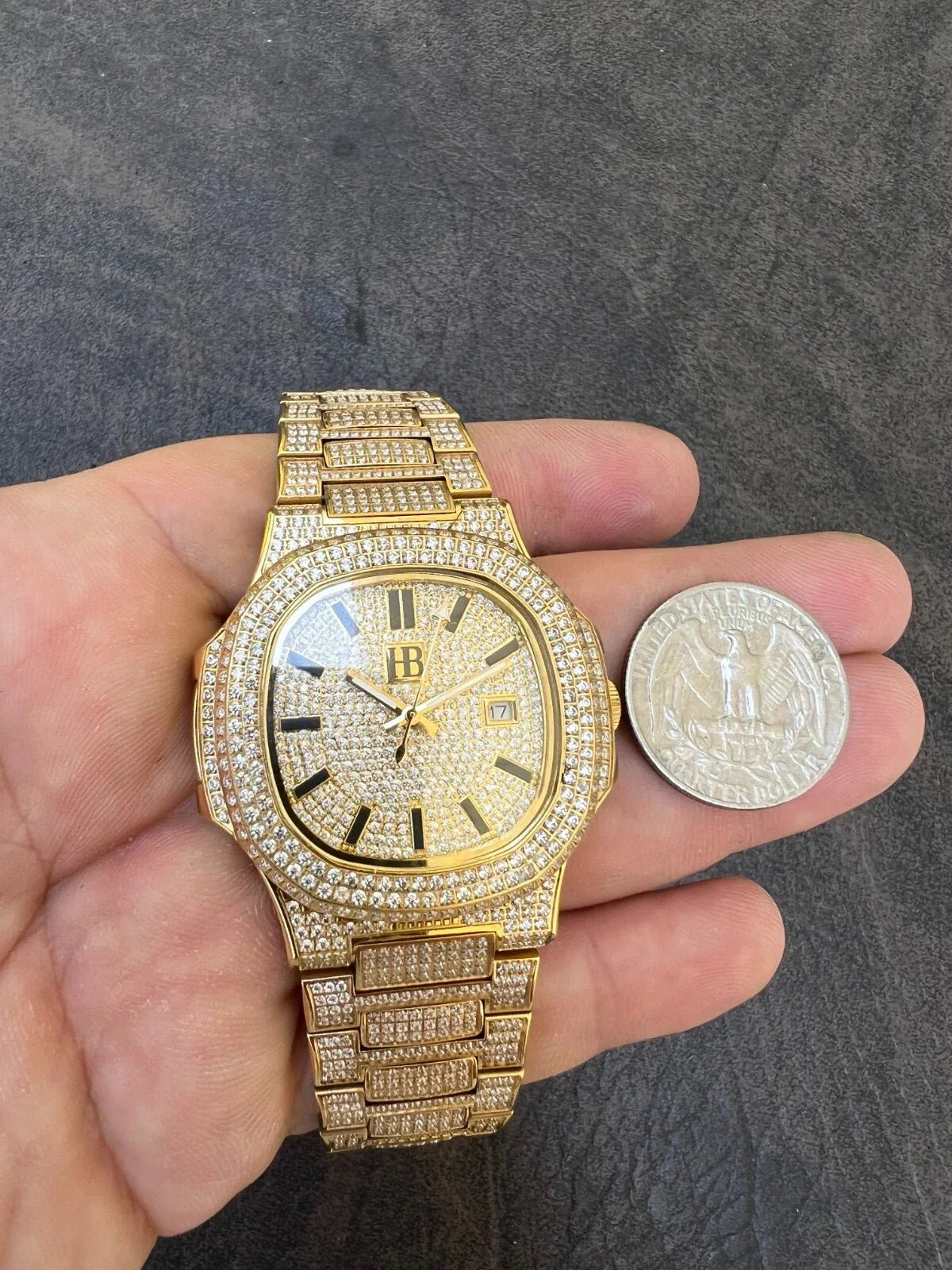Classic Diamond Analog Watch for Men