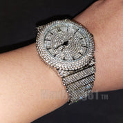 Classic Round Dial Diamond Watch