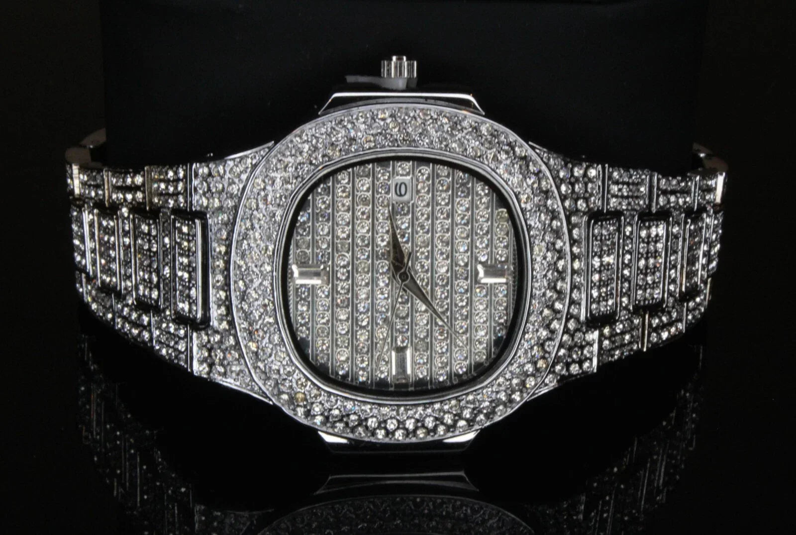 Classic Cushion Dial Diamond Watch