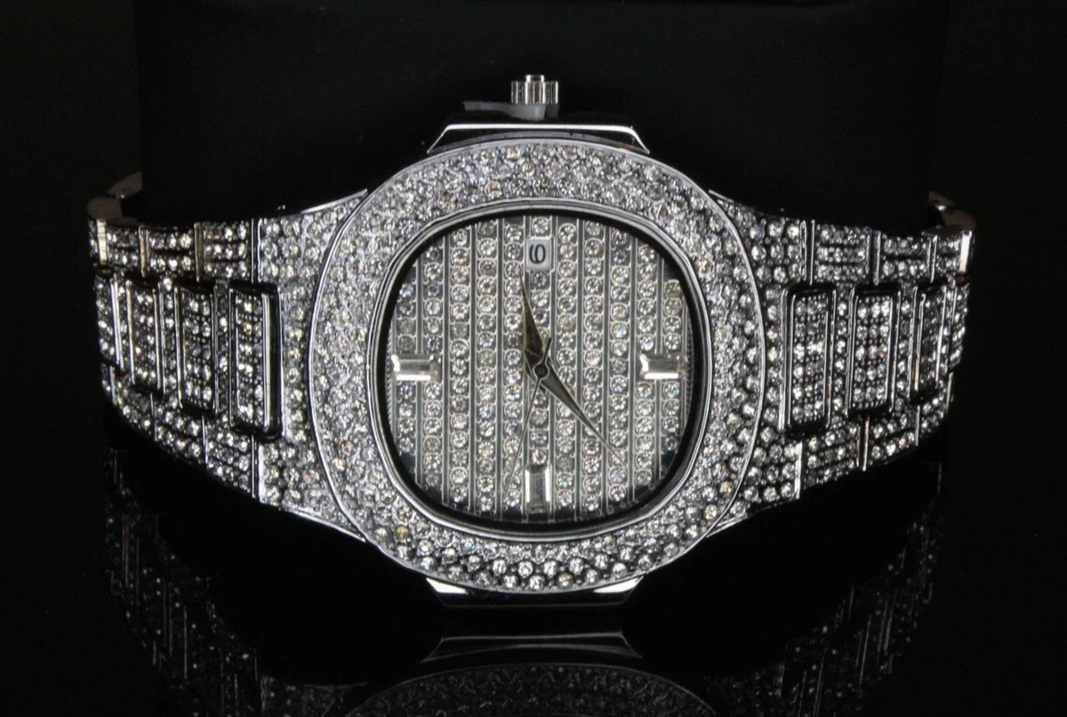 Carave Paris Eternal Iced Round Watch