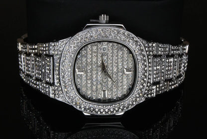 Carave Paris Eternal Iced Round Watch