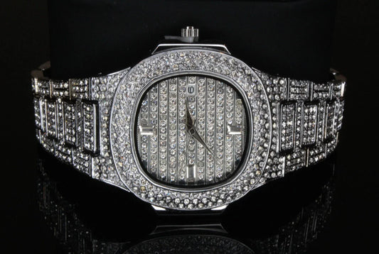 Carave Paris Eternal Iced Round Watch