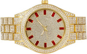 Classic Round Dial Diamond Watch