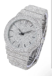 Classic Diamond Analog Watch for Men