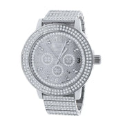 Classic Chronograph Dial Diamond Watch