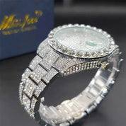 Classic Round Dial Diamond Watch