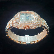 Classic Square Dial Diamond Watch