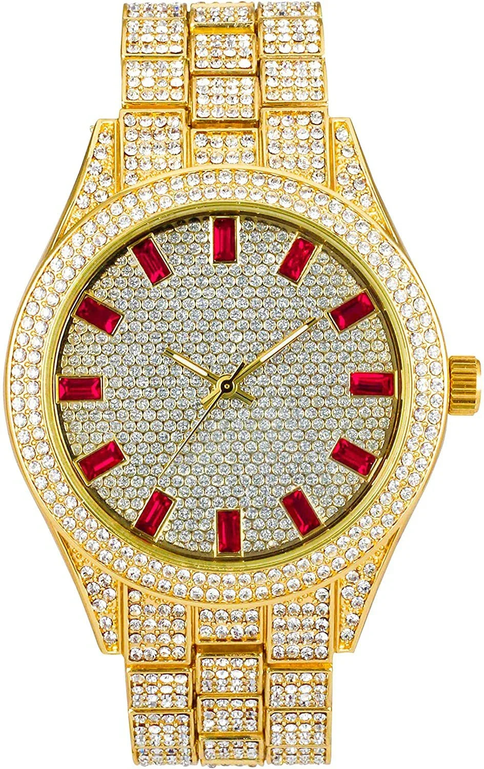 Classic Round Dial Diamond Watch