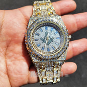 Classic Octagonal Dial Diamond Watch