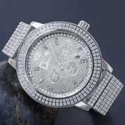 Classic Chronograph Dial Diamond Watch