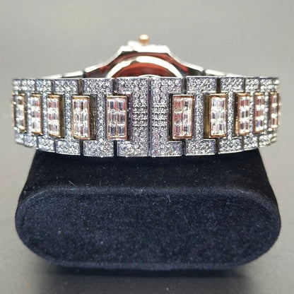 Carave Paris Royal Cushion Iced Watch