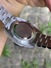 Classic Round Dial Diamond Watch