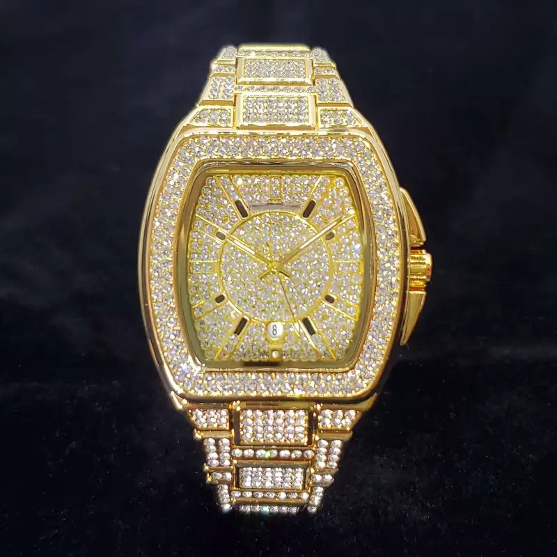 Classic Cushion Dial Diamond Watch