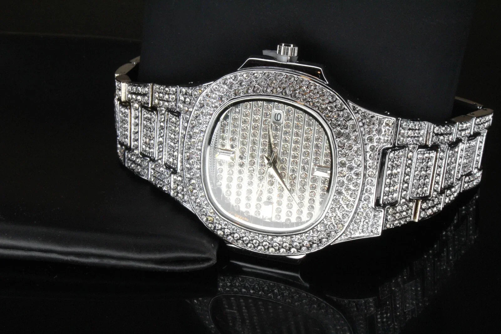 Classic Cushion Dial Diamond Watch