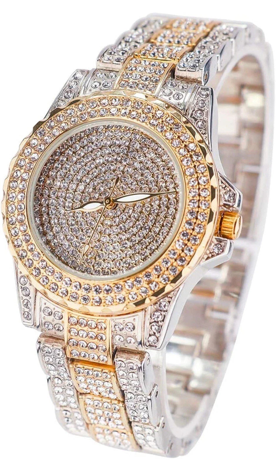 Classic Diamond Analog Watch for Men