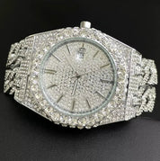 Classic Diamond Analog Watch for Men