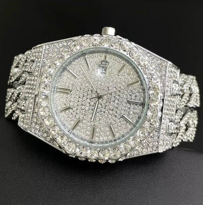 Carave Paris Royal Octagon Iced Watch