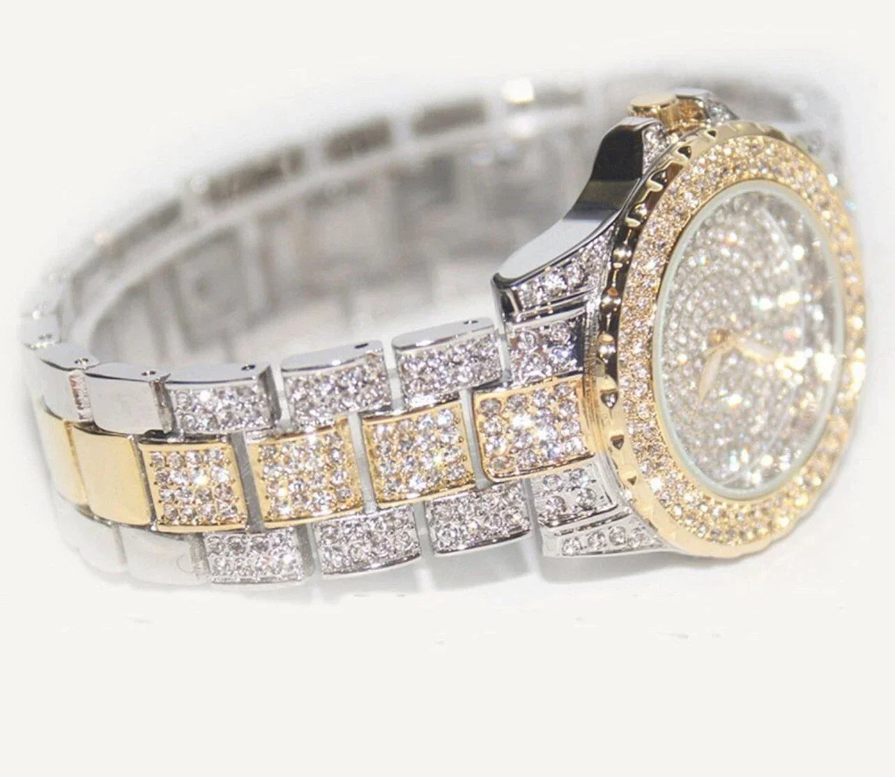 Classic Diamond Analog Watch for Men