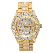 Classic Round Dial Diamond Watch