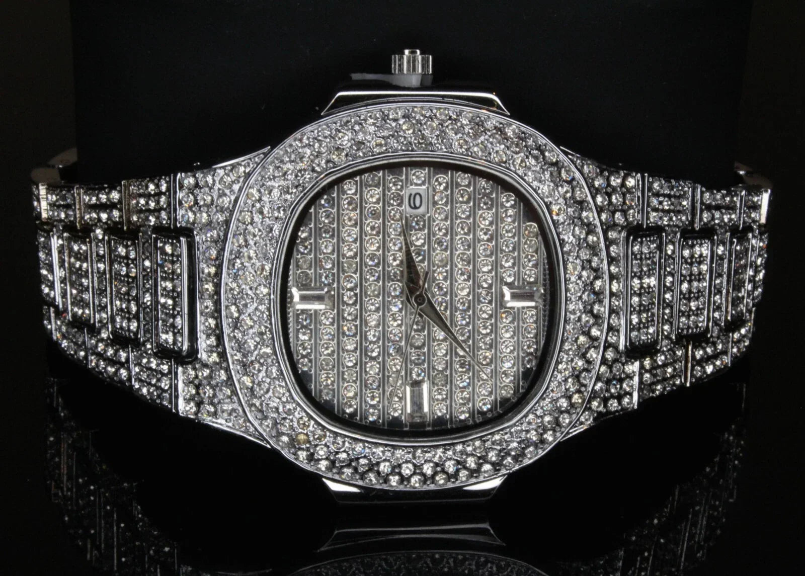 Classic Cushion Dial Diamond Watch