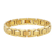 Polished Link Silver Men’s Bracelet
