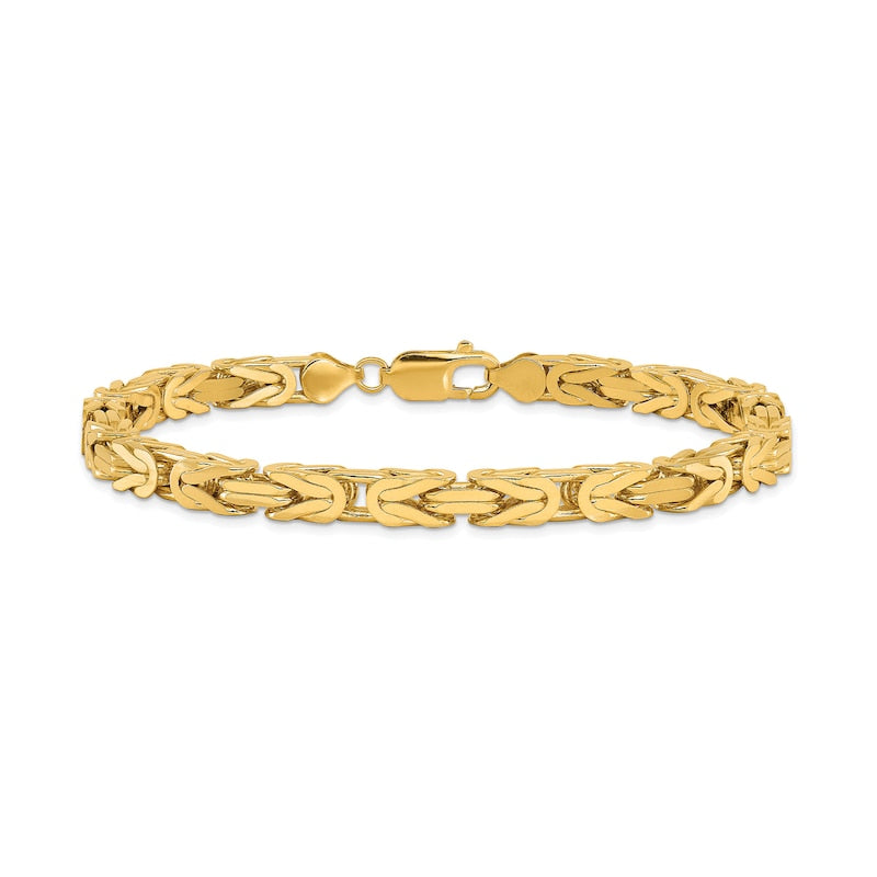 Classic Byzantine Silver Men’s Bracelet
