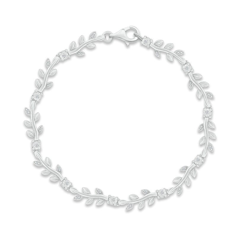 Leaf Vine Sparkle Bracelet