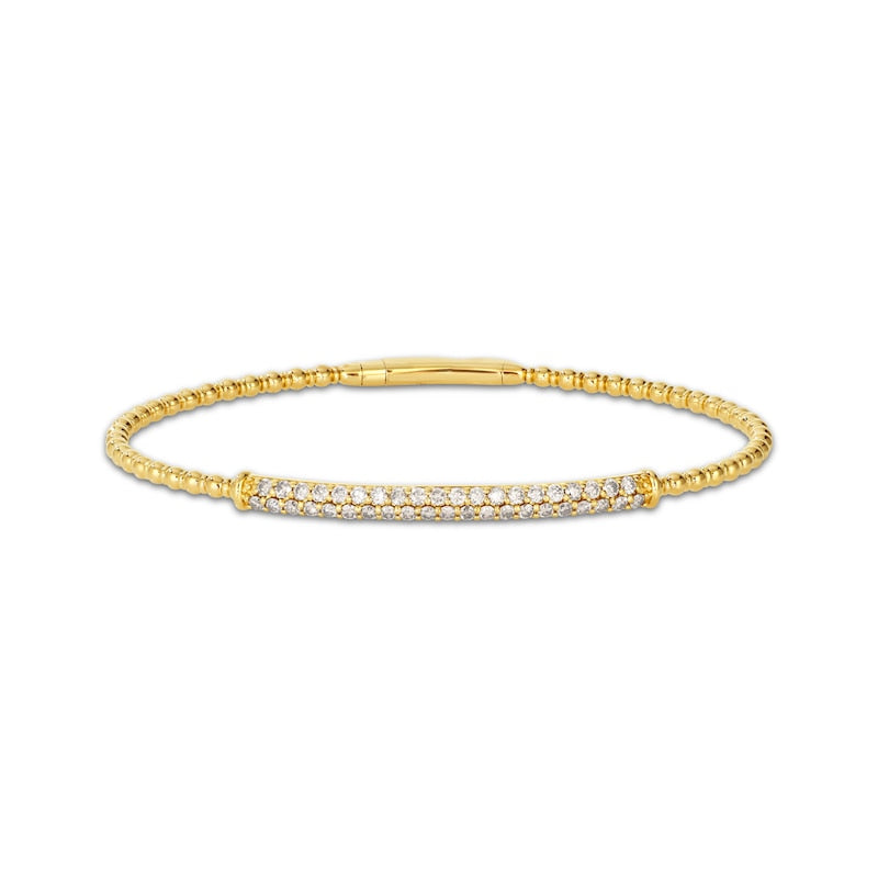 Gold Refined Bar Shine Bracelet