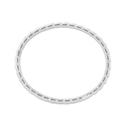 Silver Geometric Radiance Bracelet