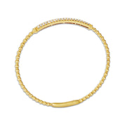 Gold Refined Bar Shine Bracelet