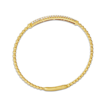 Carave Paris Pavé Diamond Slim Bangle Bracelet