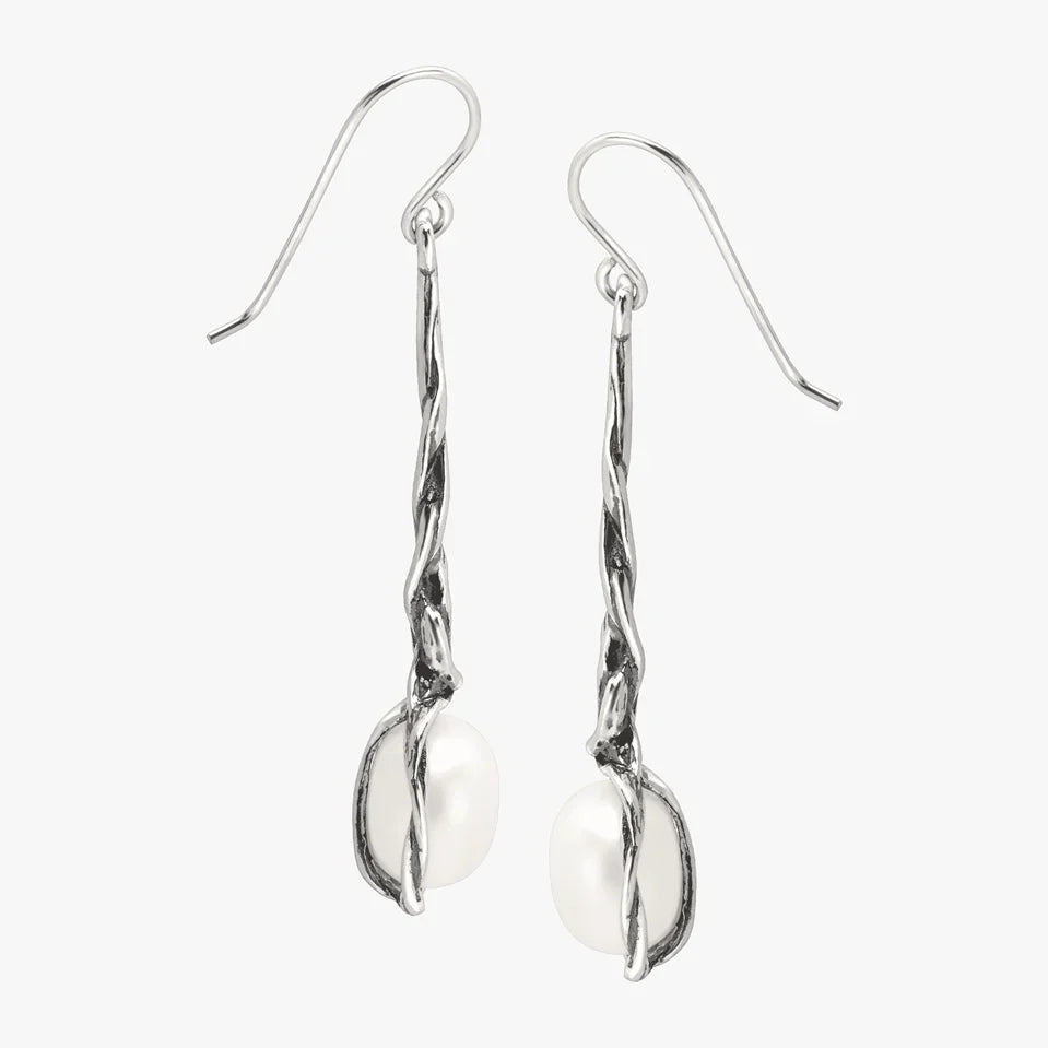 Carave Paris Pearl Vintage Drop Earrings