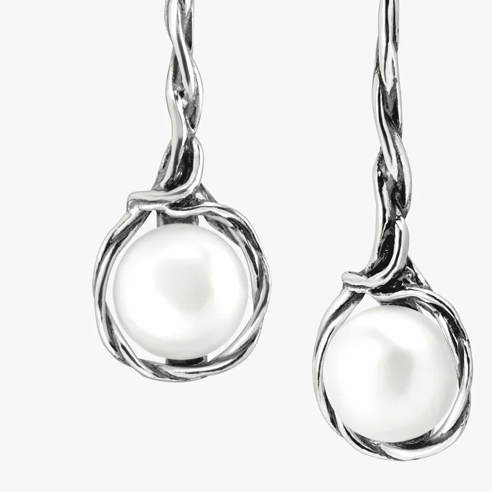Carave Paris Pearl Vintage Drop Earrings