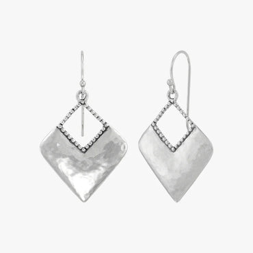 Carave Paris Mother of Pearl Diamond Drop Earrings