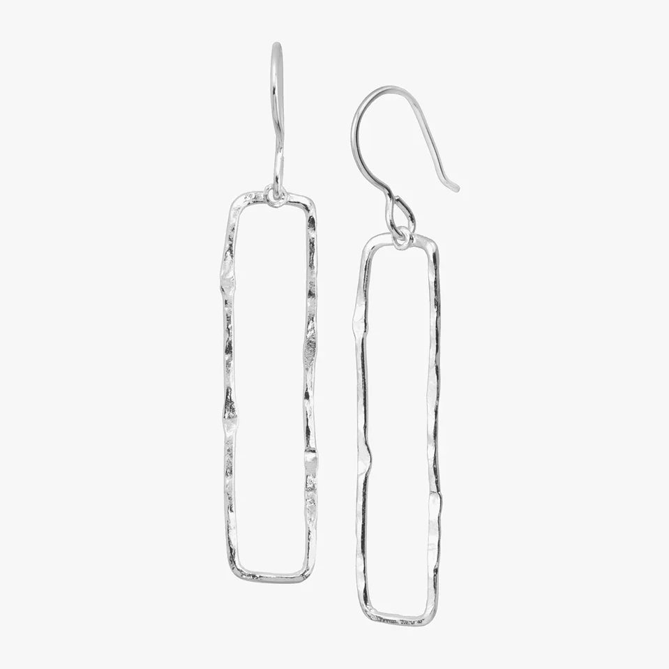 Carave Paris Elongated Rectangle Drop Earrings