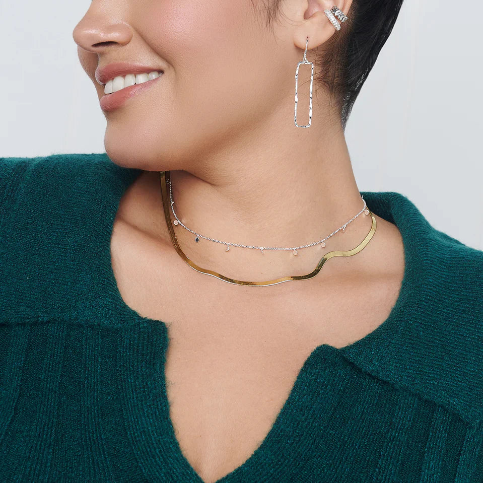 Carave Paris Elongated Rectangle Drop Earrings