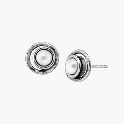 Carave Paris Concentric Pearl Stud Earrings
