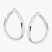 Silver Classic Hoop Earrings