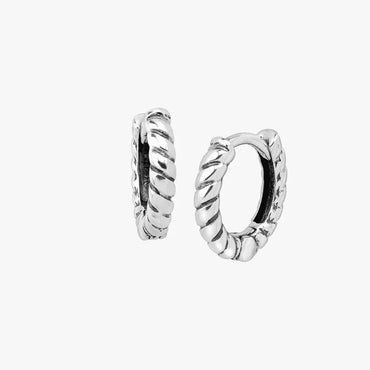 Carave Paris Twisted Huggie Hoop Earrings