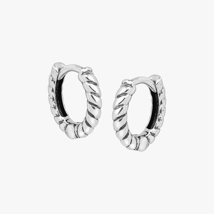 Carave Paris Twisted Huggie Hoop Earrings
