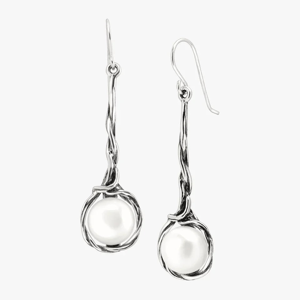 Carave Paris Pearl Vintage Drop Earrings