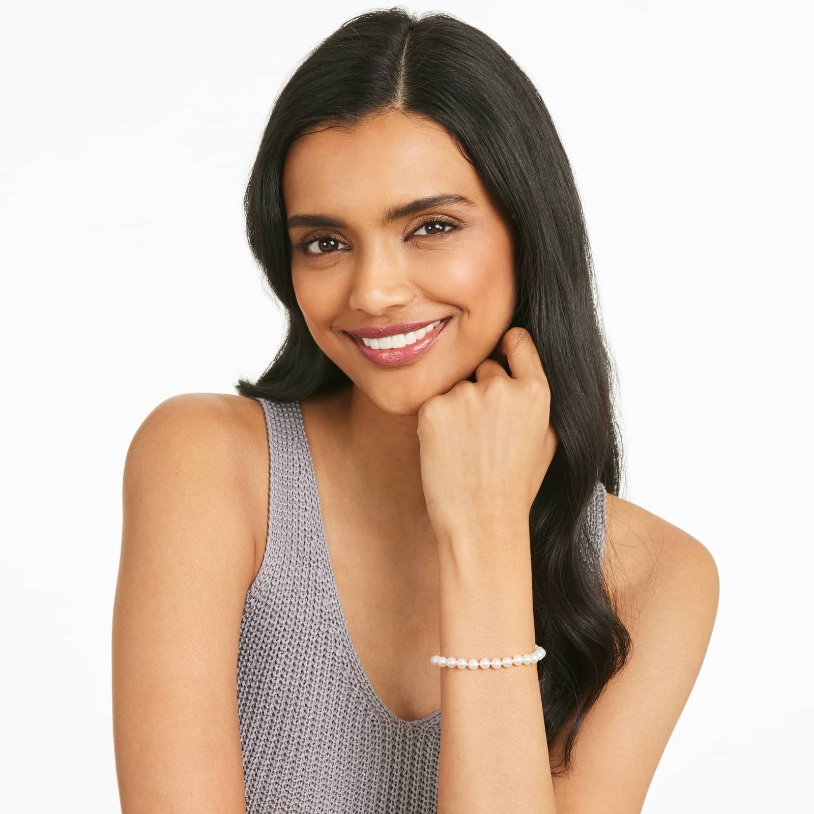 Silver Classic Pearl Bracelet